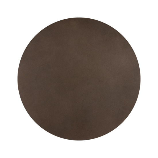 Applique disco 40cm marrone da parete moderna